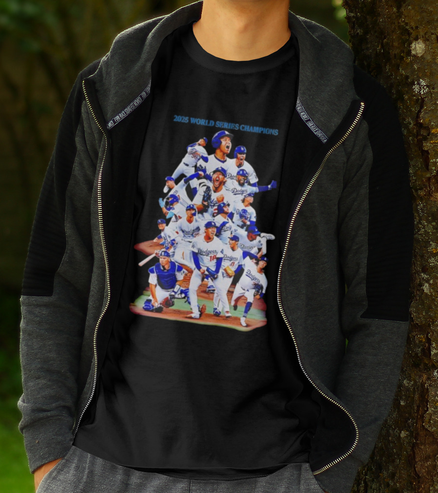 Yoshinobu Yamamoto GOAT Los Angeles Dodgers World Series Champions T-Shirt