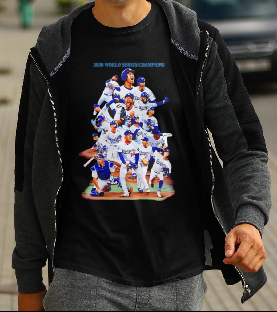 Yoshinobu Yamamoto GOAT Los Angeles Dodgers World Series Champions T-Shirt