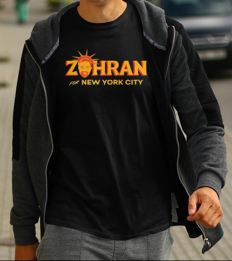 Zohran For New York City Sunburst Design T-Shirt