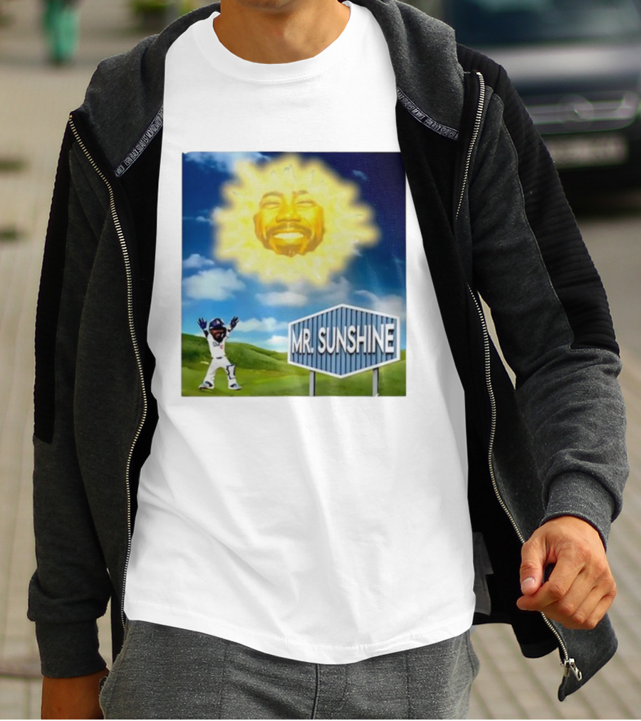 Dodgers Celebration Mini Mr. Sunshine LA Baseball Player T-Shirt