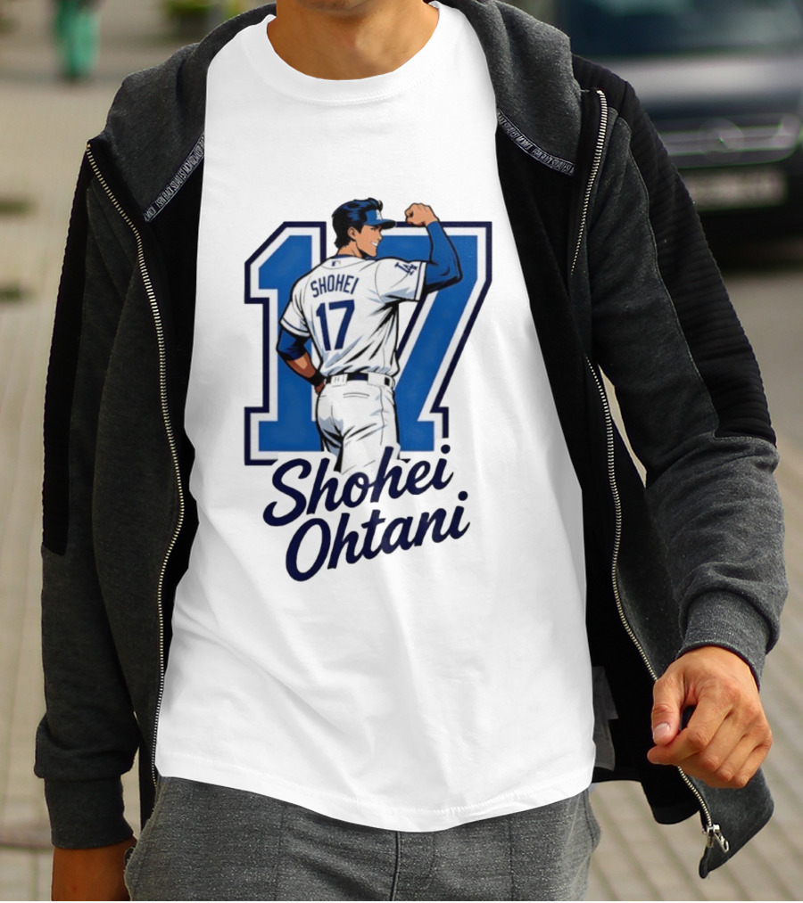 Shohei Ohtani 17 Los Angeles Dodgers Fan Gear T-Shirt