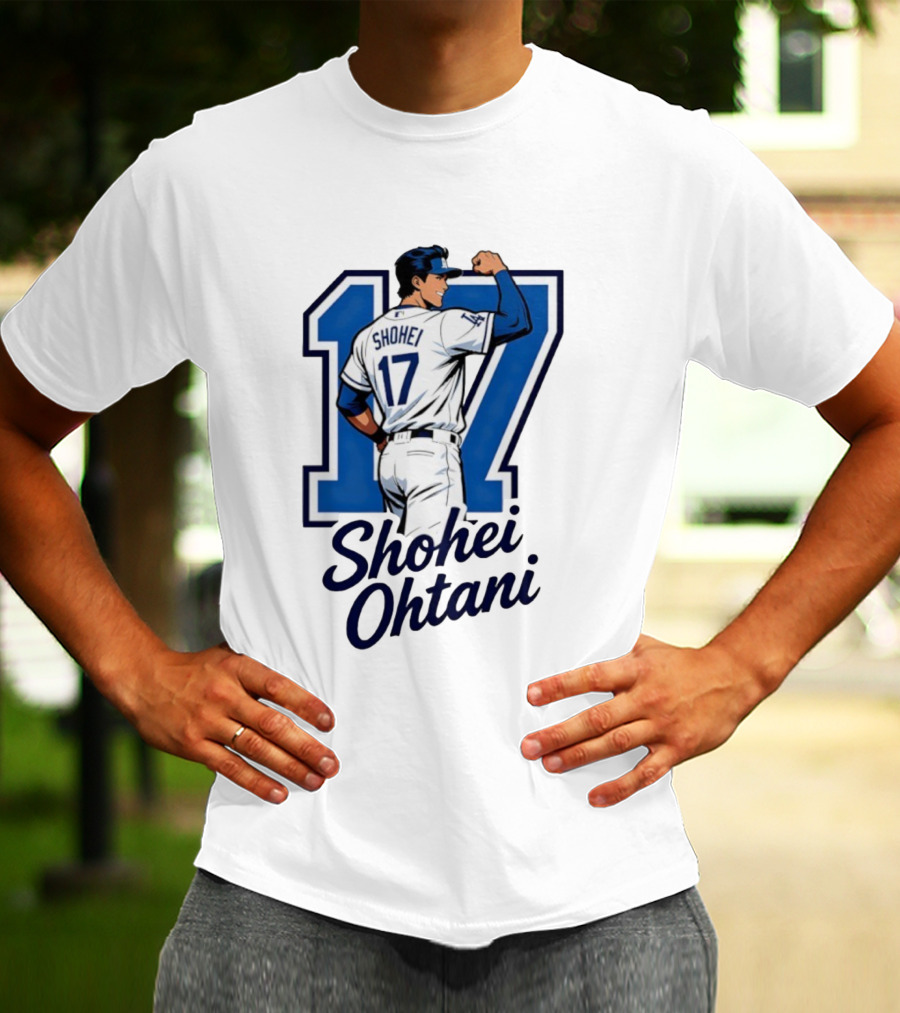 Shohei Ohtani 17 Los Angeles Dodgers Fan Gear T-Shirt
