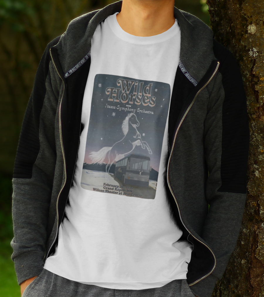 Wild Horses With Itasca Symphony Orchestra February 21 2026 Grand Rapids MN Wilcox Theater At Reif Center T-Shirt