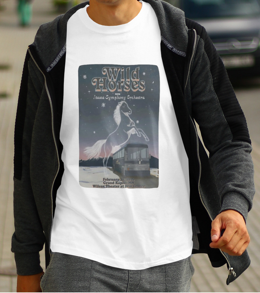 Wild Horses With Itasca Symphony Orchestra February 21 2026 Grand Rapids MN Wilcox Theater At Reif Center T-Shirt
