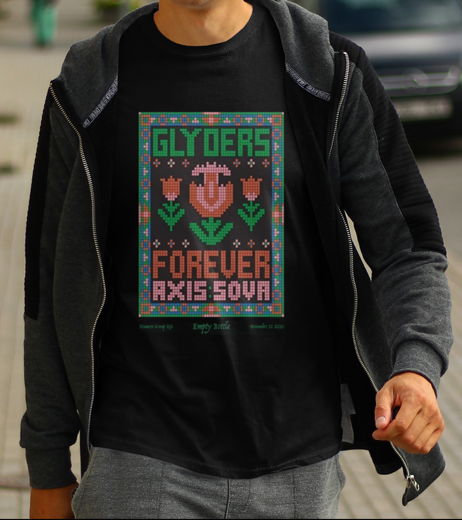 Glyders Forever Axis Sova Chicago IL Nov 22 2025 T-Shirt