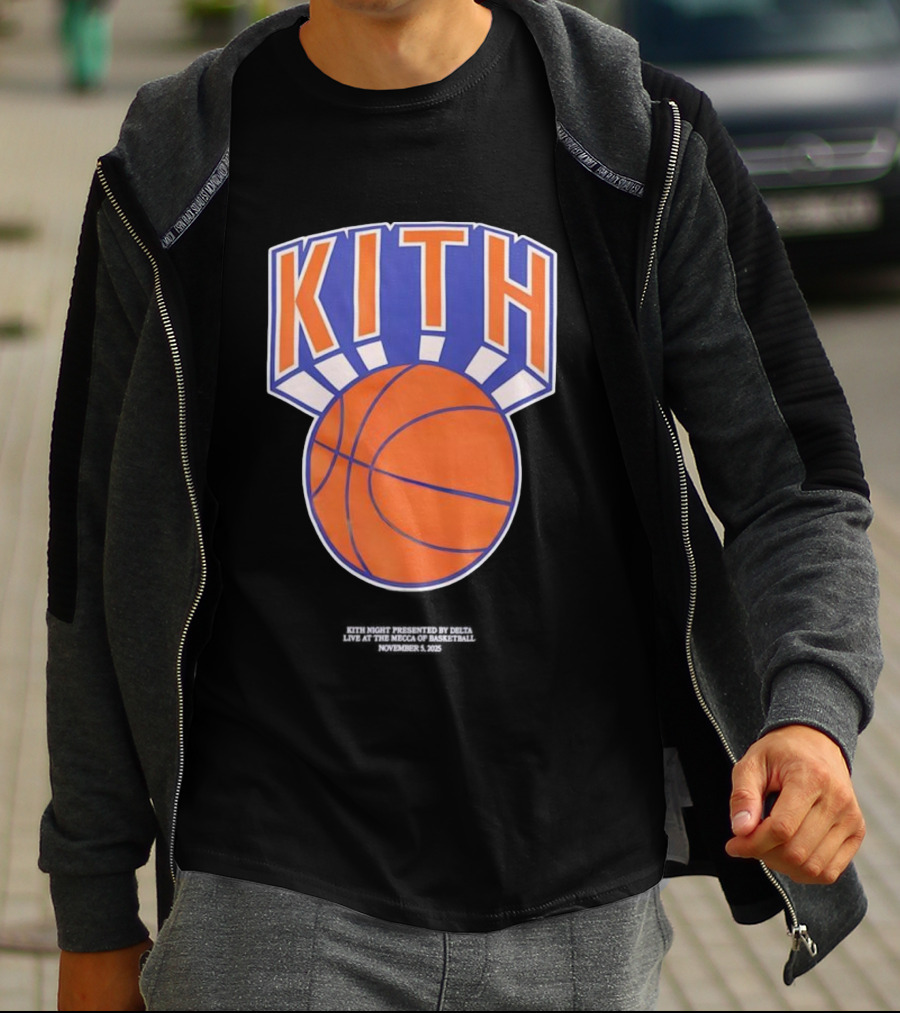 Kith New York Knicks Retro NY Nelson Basketball T-Shirt