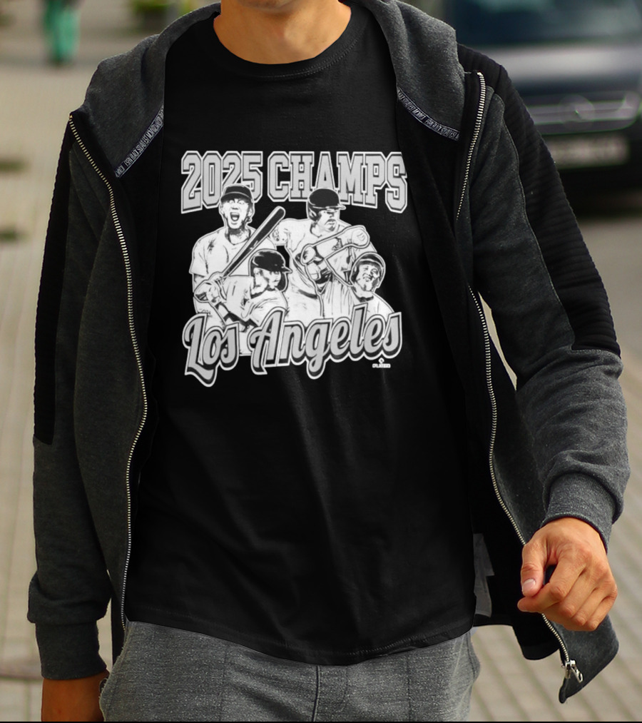 Los Angeles 2025 Champs Baseball Team Triumph T-Shirt