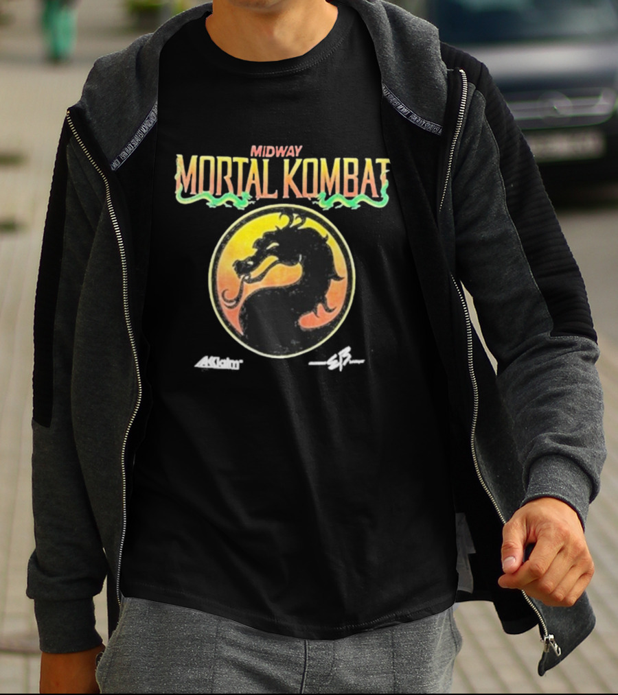 Midway Mortal Kombat Dragon Emblem T-Shirt