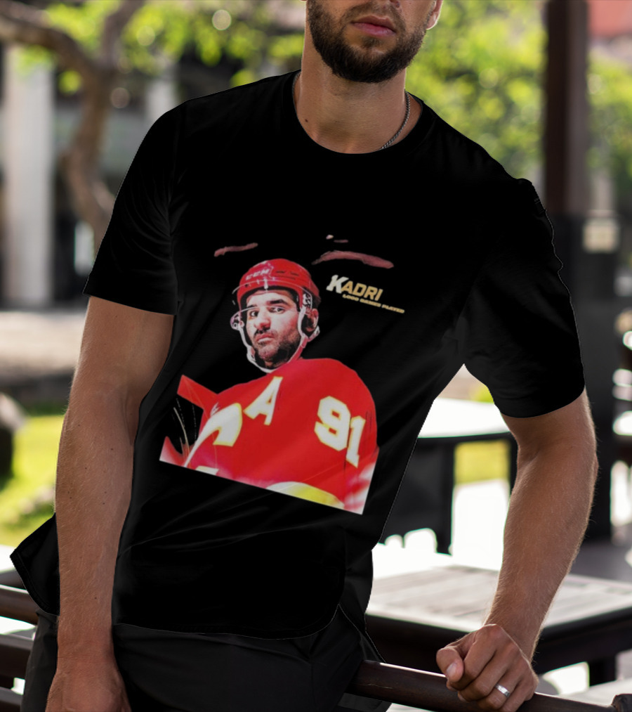 Kadri Calgary Hockey 91 Achievement Milestone T-Shirt