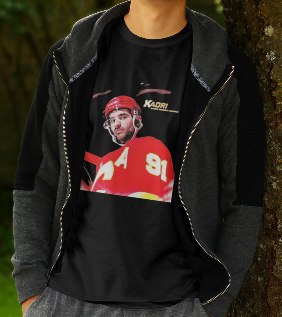 Kadri Calgary Hockey 91 Achievement Milestone T-Shirt