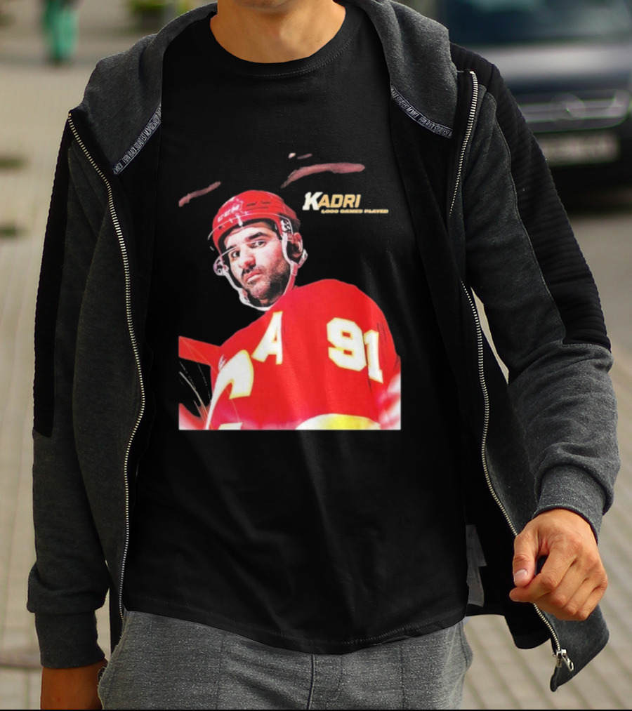 Kadri Calgary Hockey 91 Achievement Milestone T-Shirt