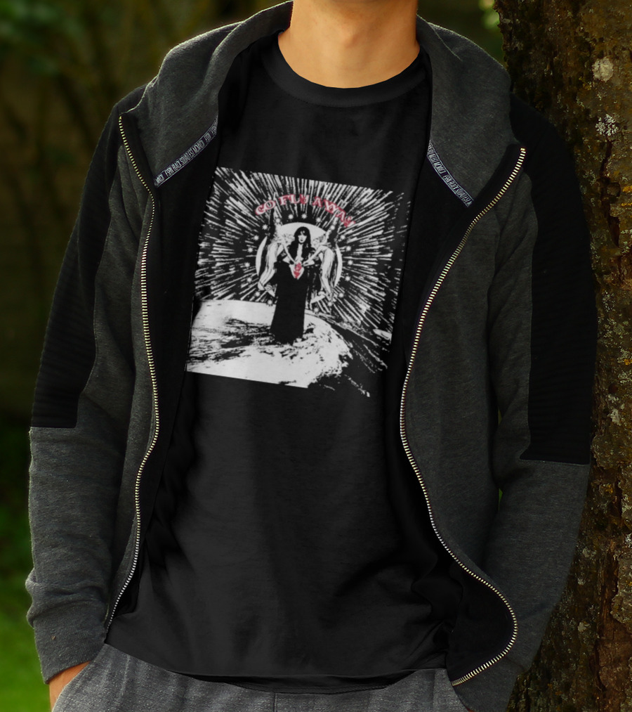 The Velveteers Go Fly Away Angel Wings Burst T-Shirt