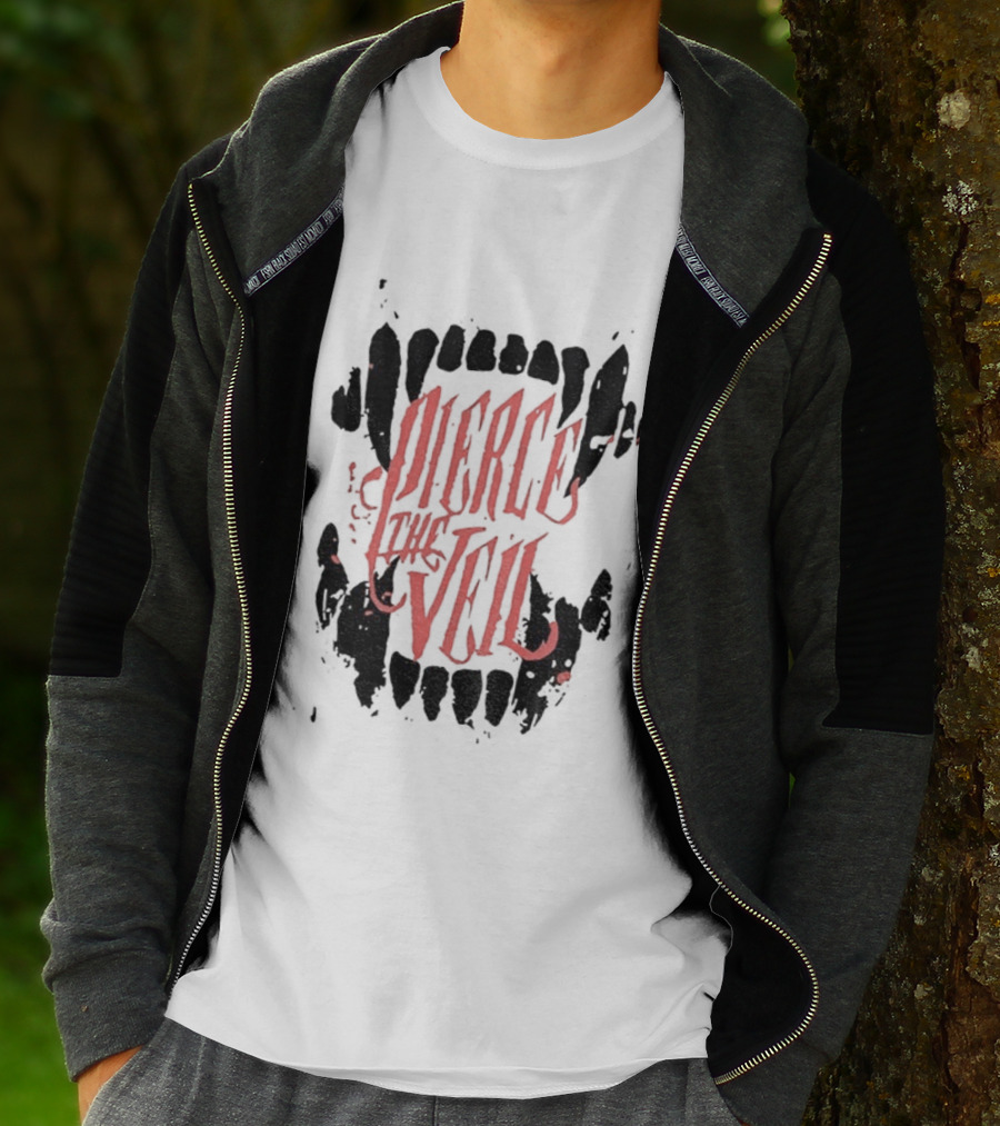 Pierce The Veil I Can’t Hear You World Tour 2026 Vintage Teeth Design T-Shirt