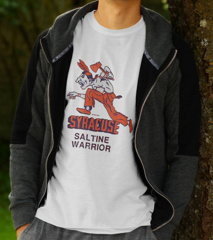 Syracuse Saltine Warrior Vintage Mascot Image T-Shirt