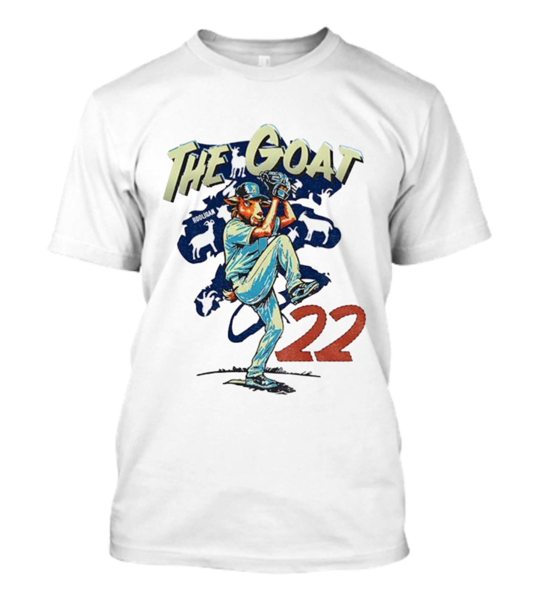 The Goat Clayton Kershaw 22 MLB Baseball 2025 T-Shirt