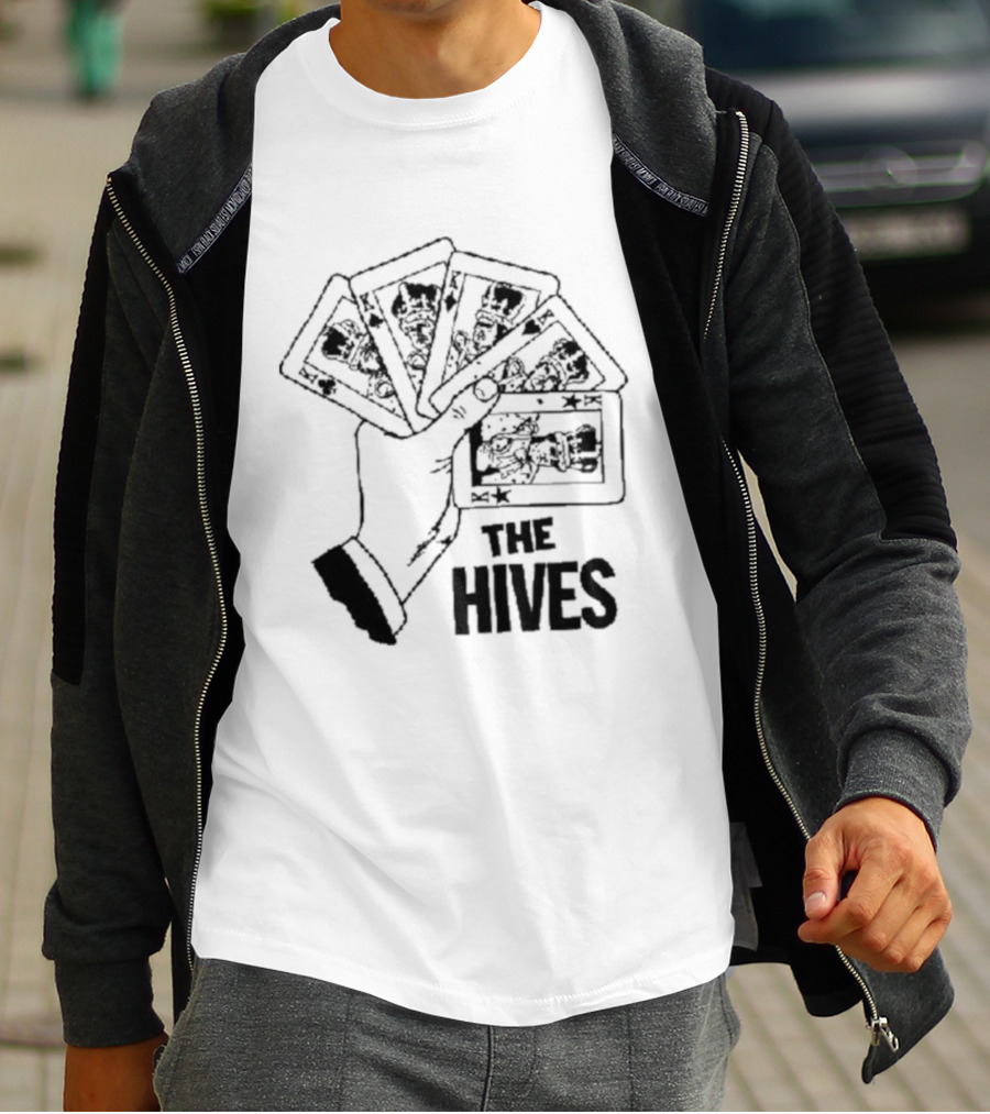 The Hives Poker Hand Playing Cards T-Shirt
