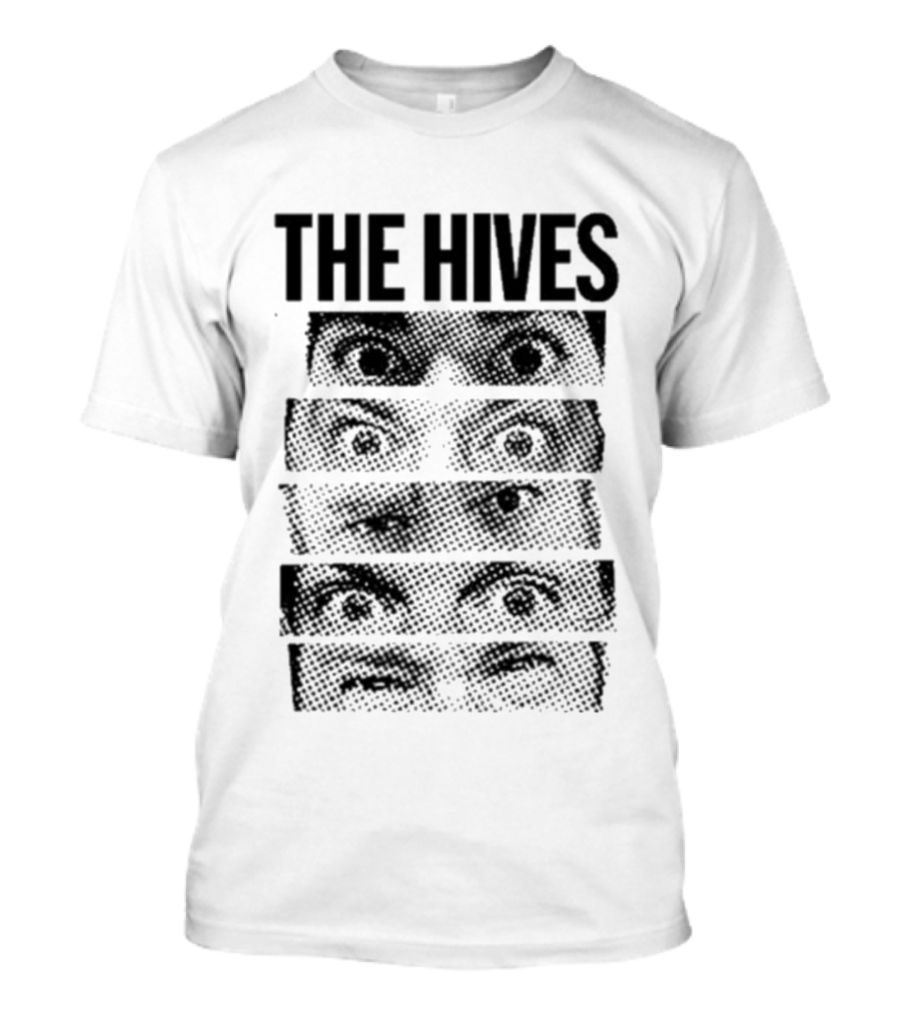 The Hives Band Multiple Eyes Design T-Shirt