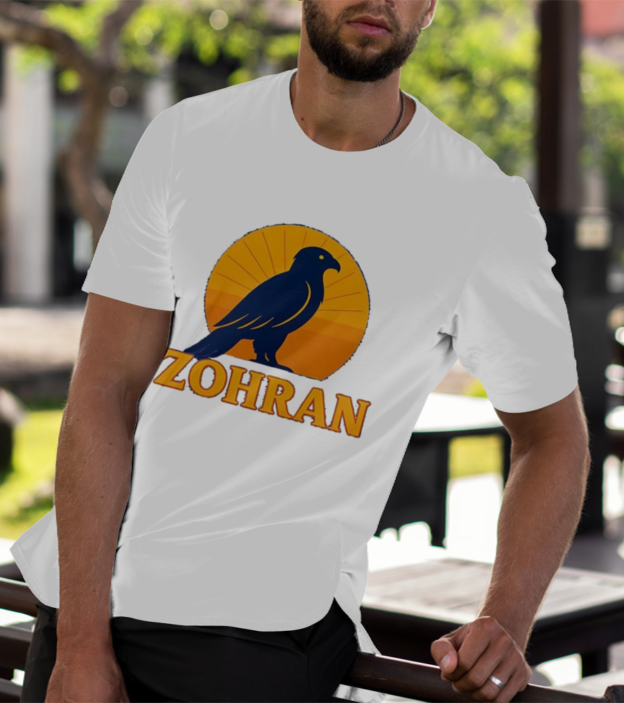 Zohran Eagle Sunrise Silhouette T-Shirt