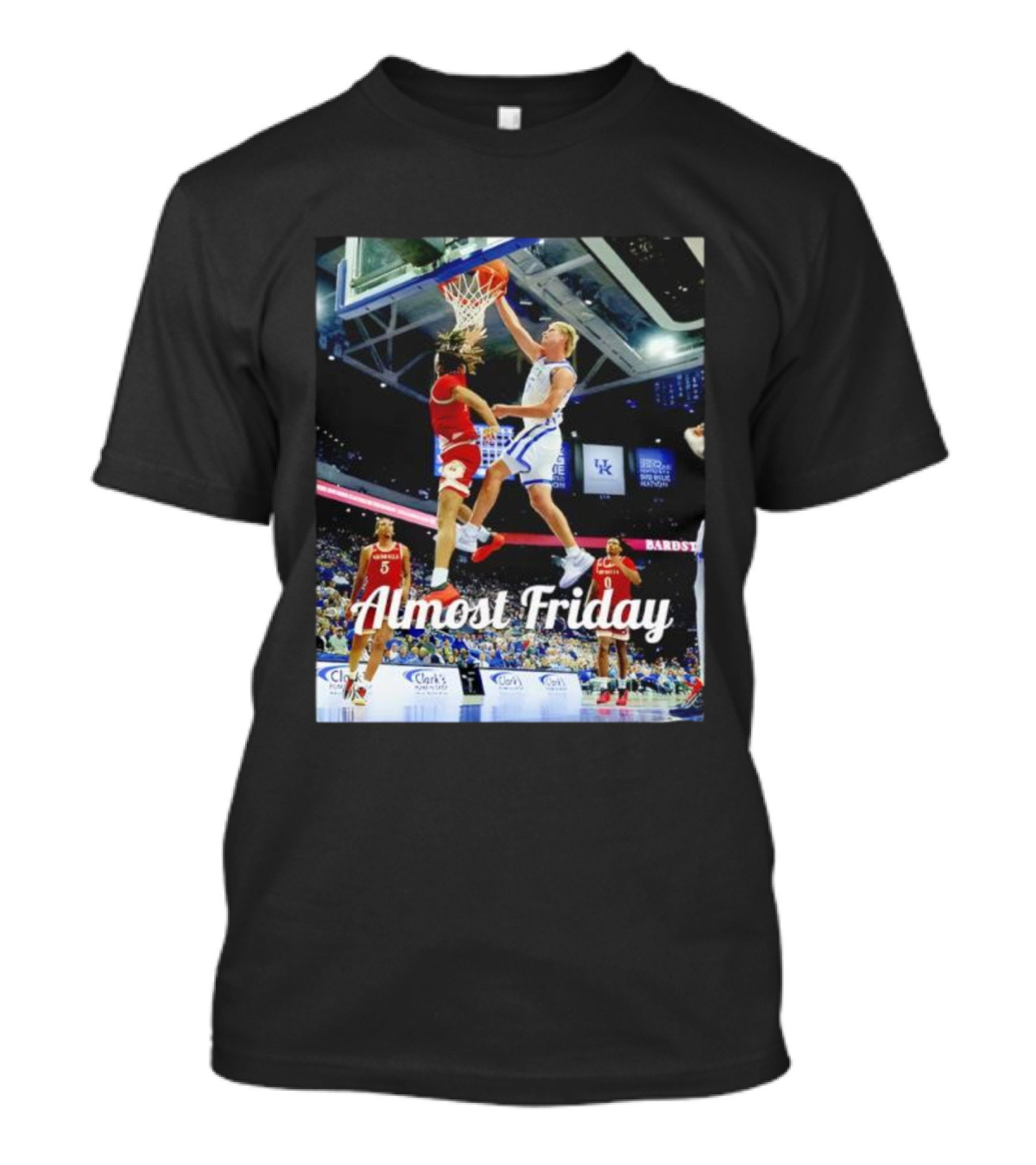 Kentucky Basketball Almost Friday Game Day Action T-Shirt