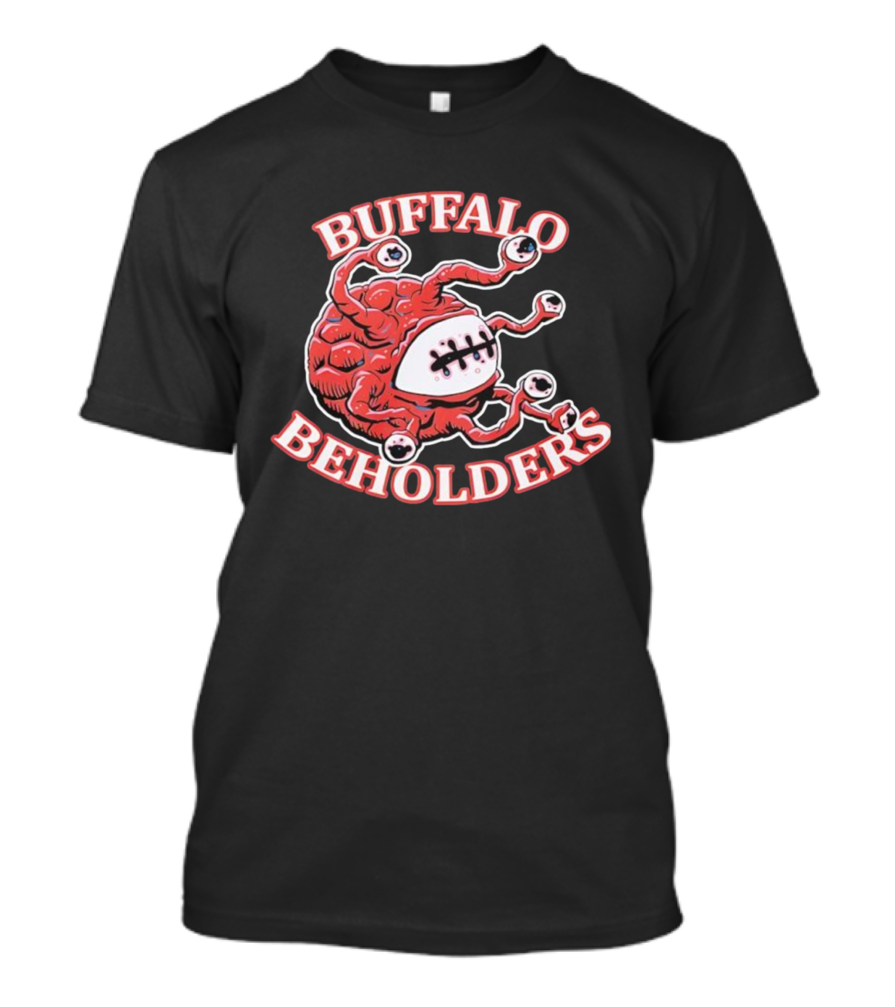 Buffalo Beholders Fantasy Team Eyeball Monster Graphic T-Shirt