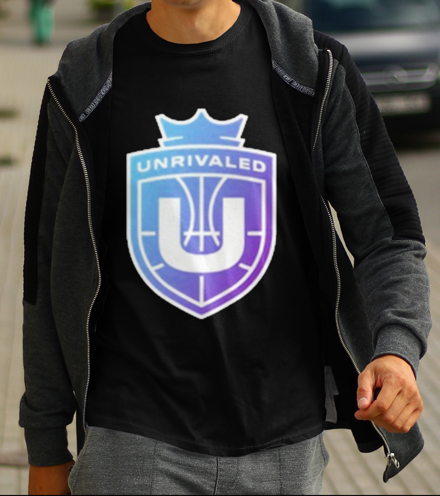 Unrivaled Gradient Basketball Crest T-Shirt