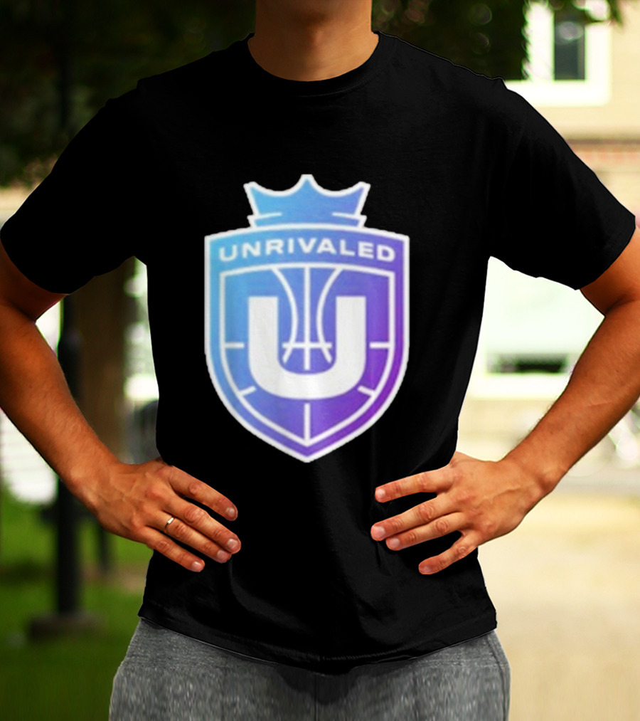 Unrivaled Gradient Basketball Crest T-Shirt