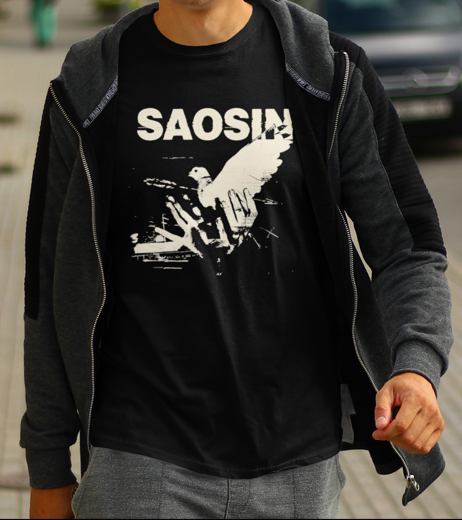 SAOSIN Bird Imagery Vintage Style T-Shirt