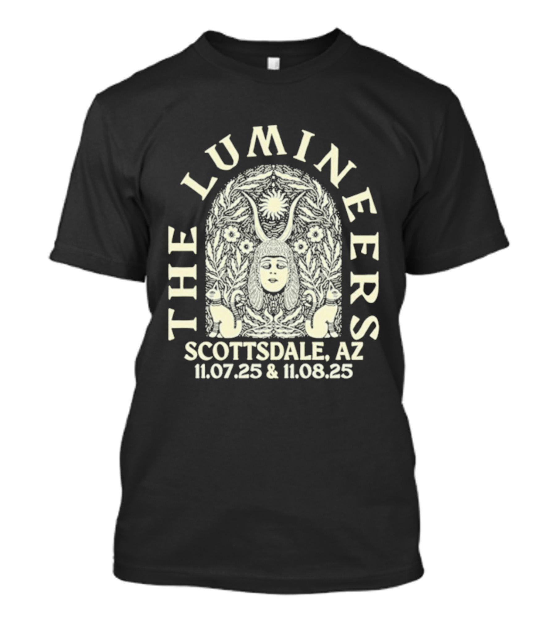The Lumineers Scottsdale AZ November 7 And 8 2025 Dreamy Draw Festival T-Shirt