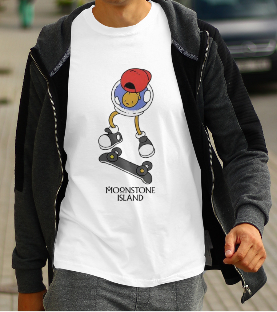 Moonstone Island SRG Video Game Character Skater T-Shirt