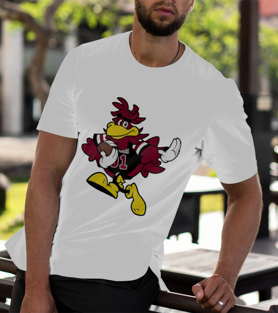 University Of South Carolina Cocky 01 Football Mascot T-Shirt
