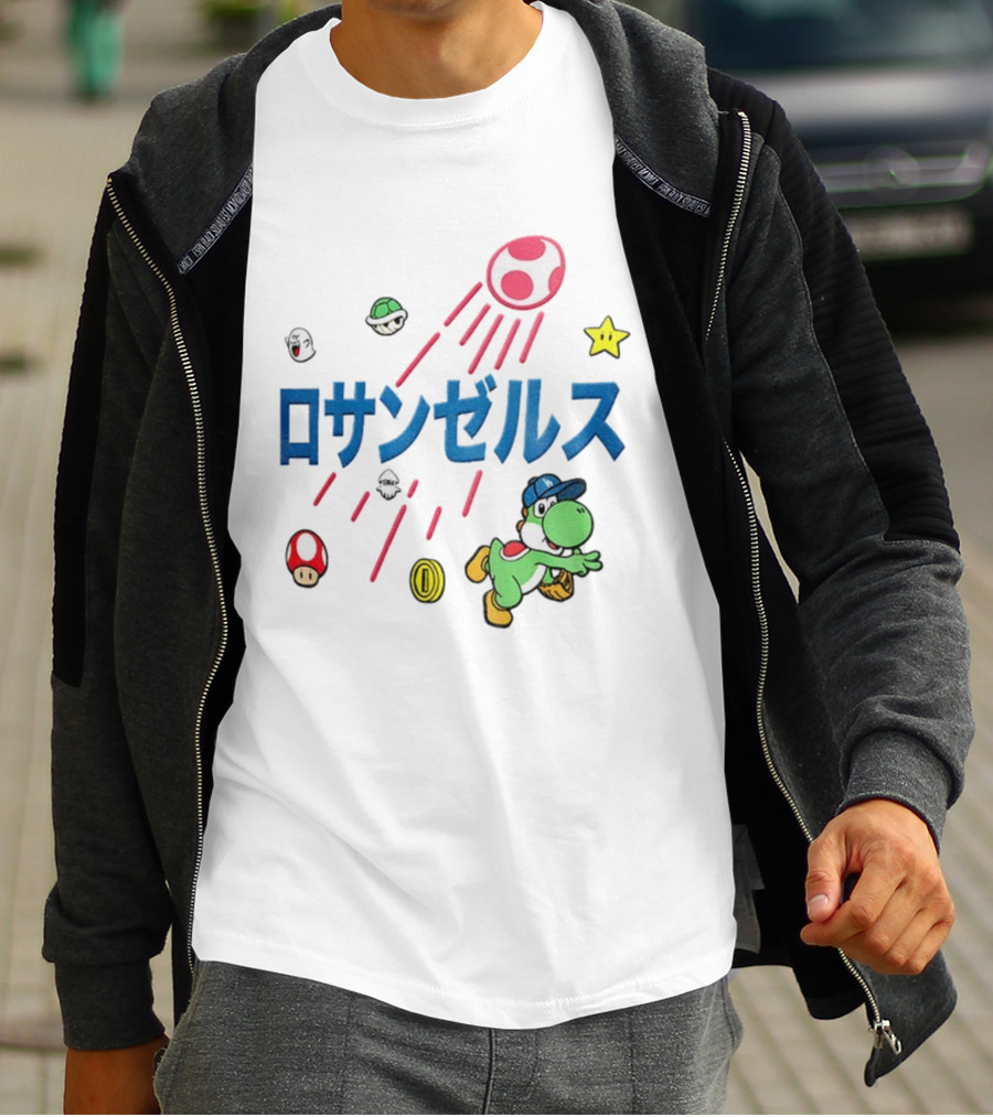 Yoshinobu Yamamoto Los Angeles Dodgers Yoshi Mario World Series MVP 2025 T-Shirt