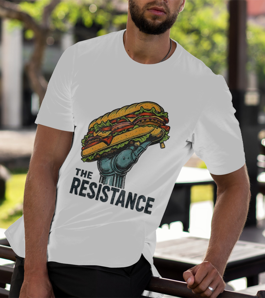 The Resistance Sandwich Fist Abolish ICE Washington T-Shirt