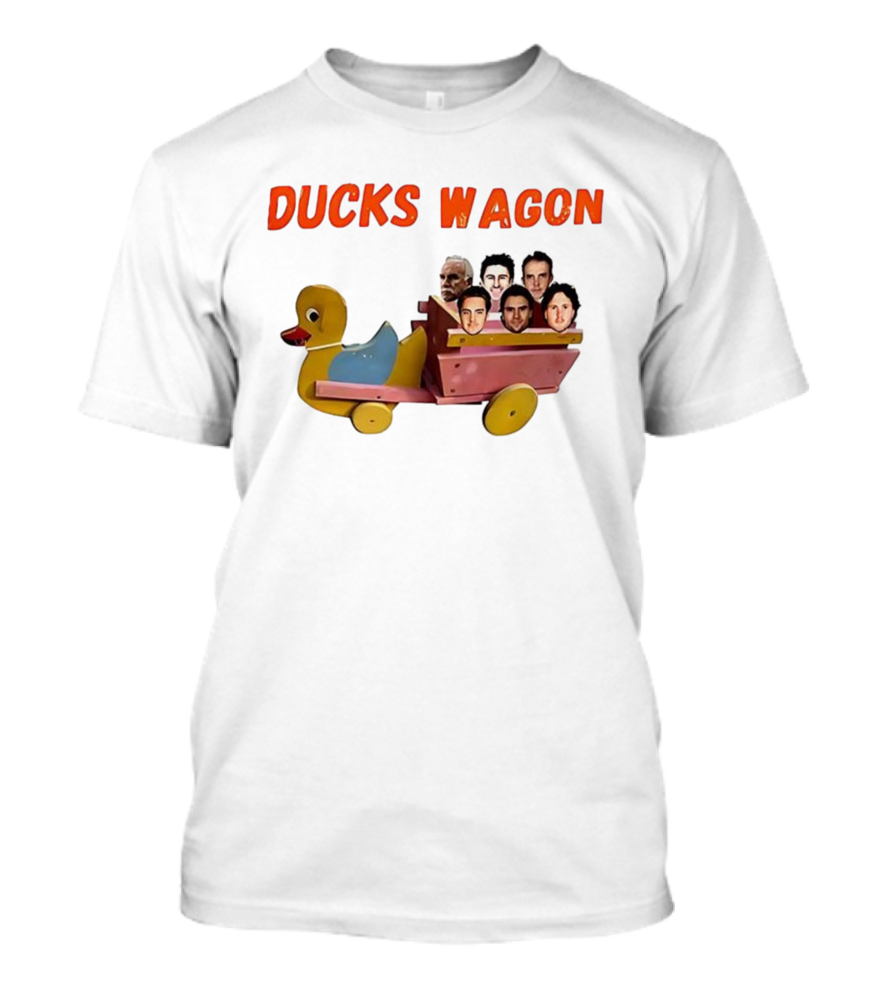 Anaheim Ducks Wagon With Faces T-Shirt