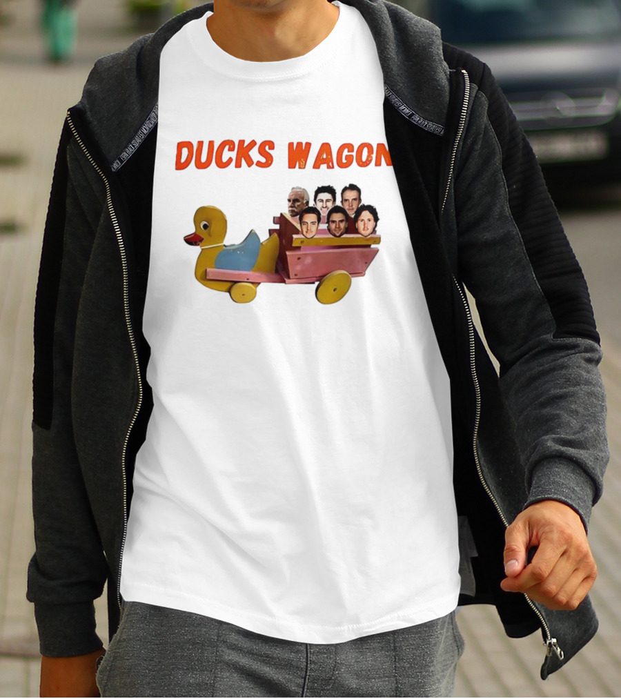 Anaheim Ducks Wagon With Faces T-Shirt