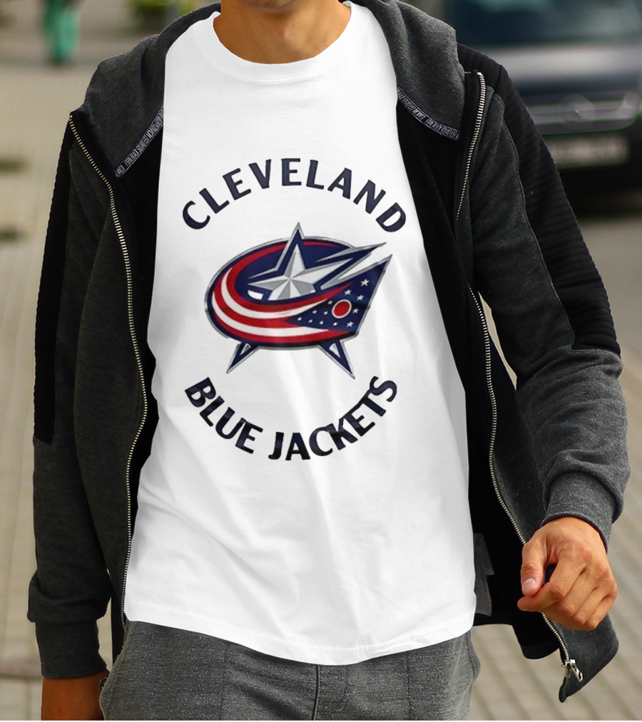 Cleveland Blue Jackets 2025 Retro Stars And Stripes Iconic Style T-Shirt