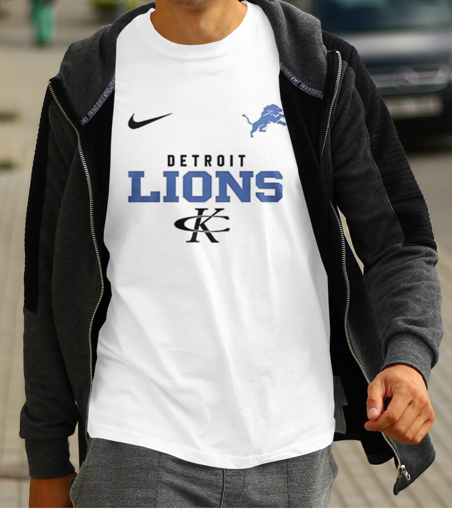 Detroit Lions Kenny Chesney No Shoes Nation 2025 Go Lions T-Shirt