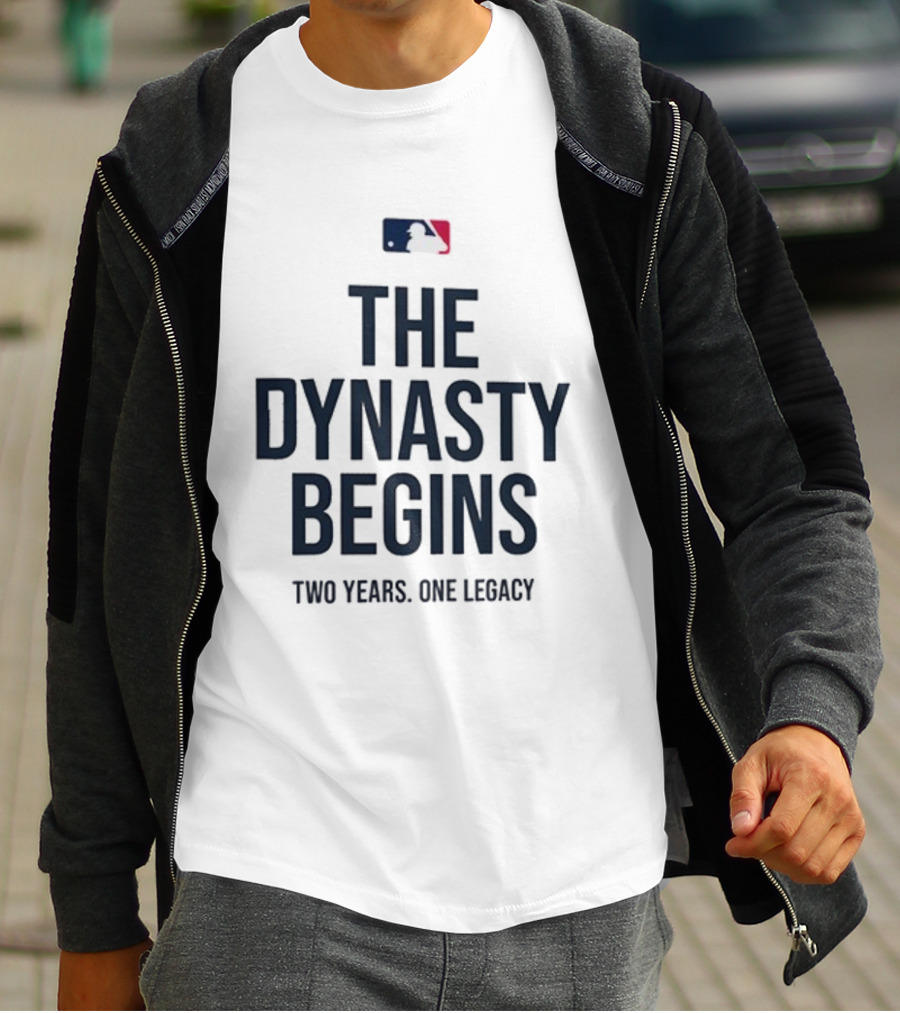 Los Angeles Dodgers World Series Champions 2024-2025 The Dynasty Begins MLB Two Years One Legacy T-Shirt