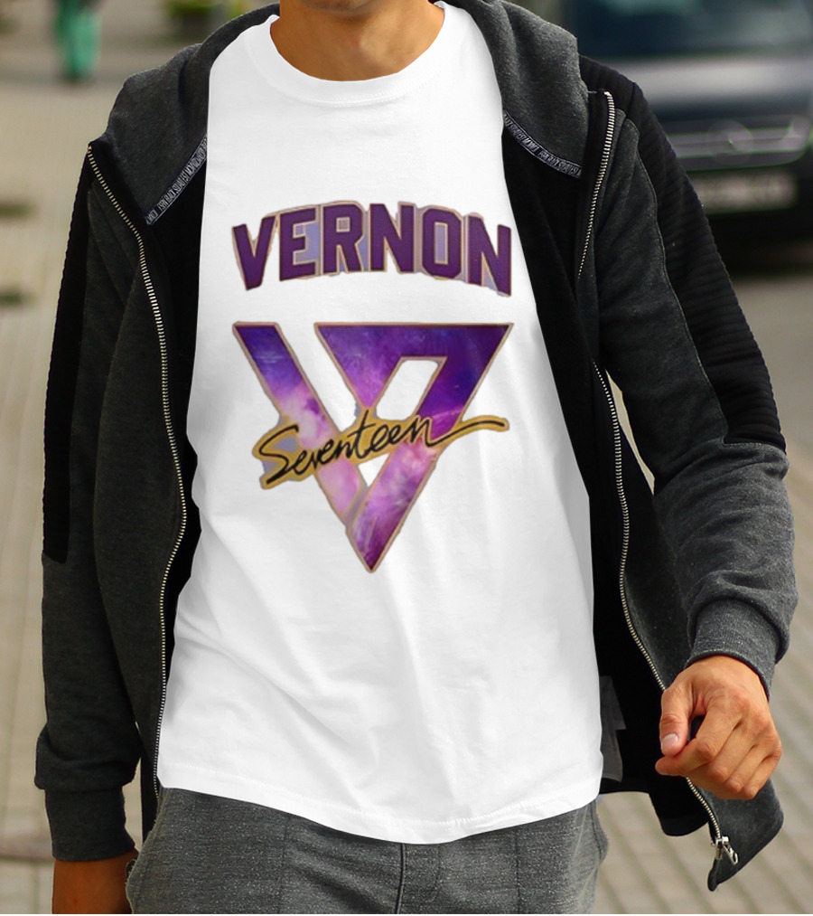 Seventeen World Tour Vernon Collaboration With Los Angeles Lakers T-Shirt
