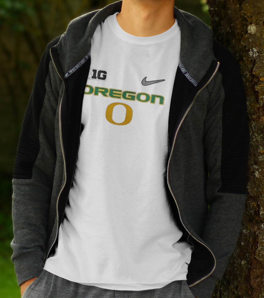 BIG 10 Nike Oregon Ducks O T-Shirt