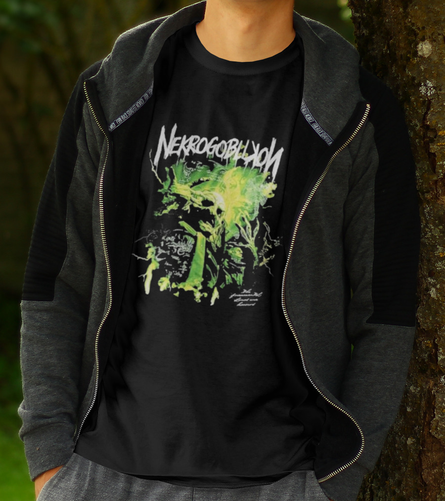 Nekrogoblikon Lightning The Fundamental Slimes And Humours Goblin Art T-Shirt