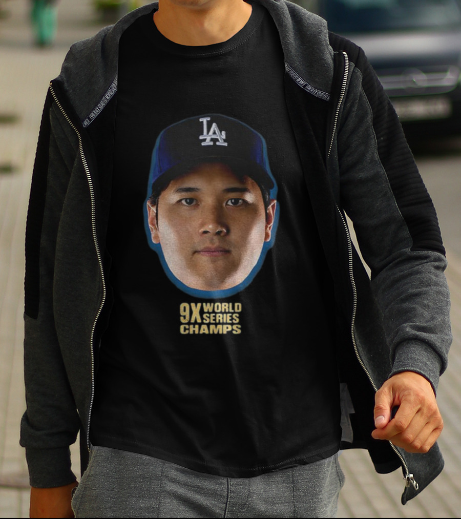 Shohei Ohtani Los Angeles Dodgers 9X World Series Champs 2025 T-Shirt