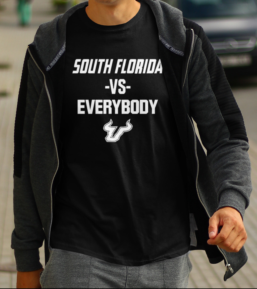 South Florida Bulls Vs Everybody Bulls Symbol T-Shirt