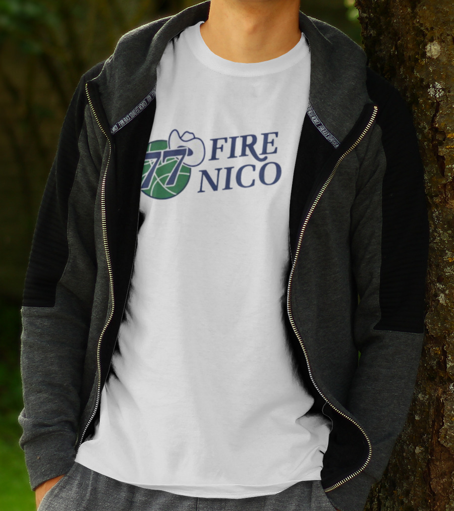 Fire Nico 77 Basketball Cowboy Hat T-Shirt