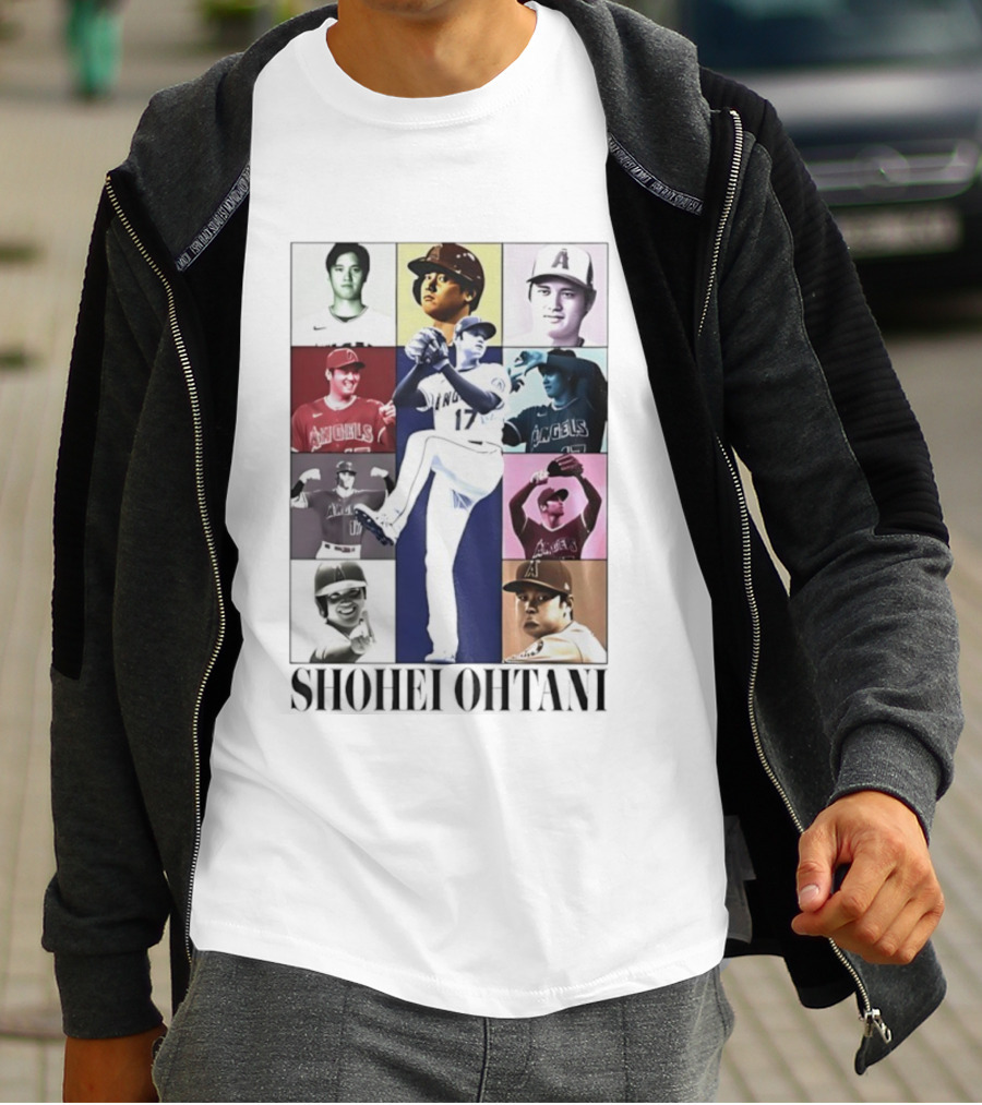 Shohei Ohtani Angels Era Tour Pitching Moments T-Shirt