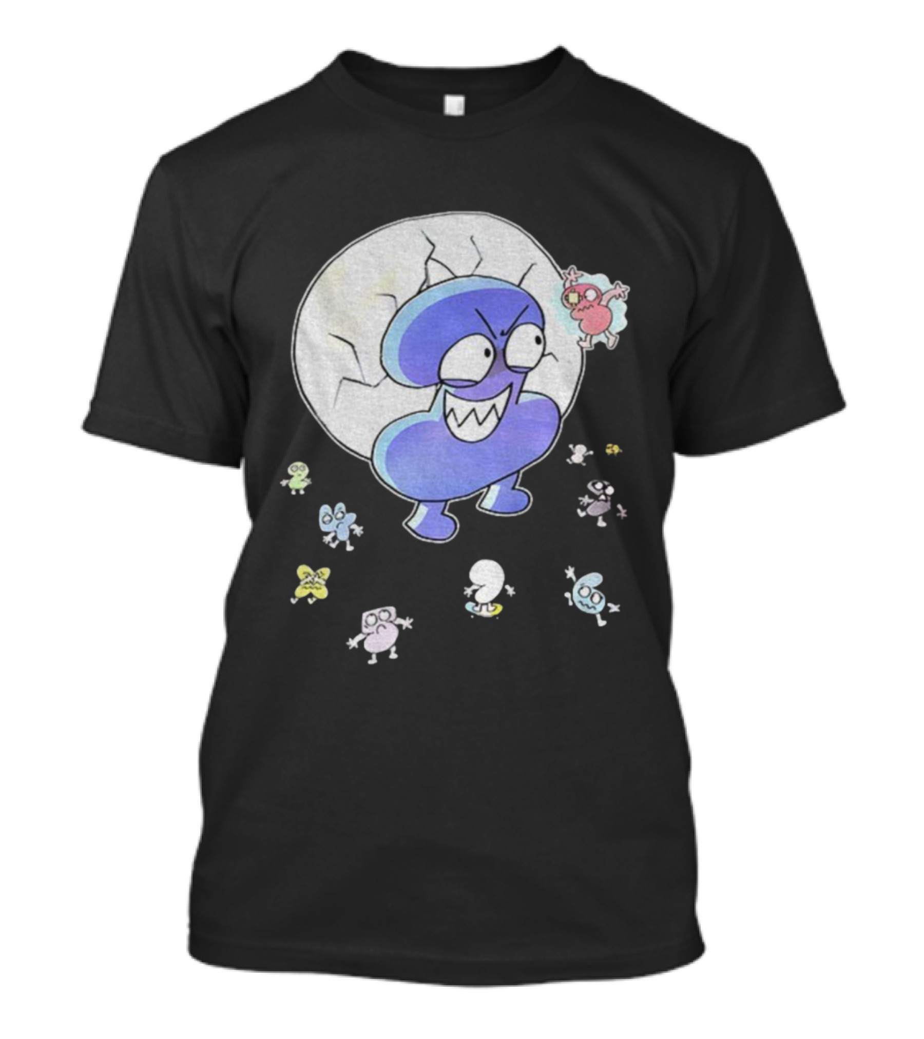 Battle For Dream Island The Power Of Two Characters Animated Scene T-Shirt