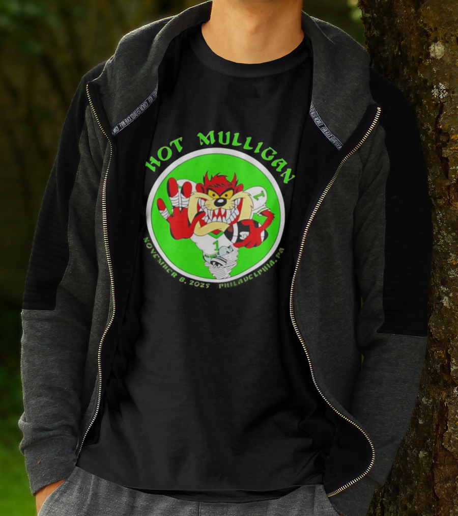 Hot Mulligan The Fillmore Philadelphia Nov 8th 2025 Looney Tunes Character T-Shirt