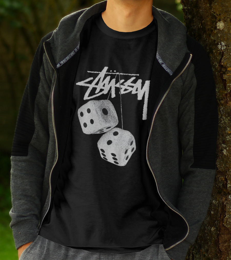 Stussy Hanging Dice Vintage Style T-Shirt
