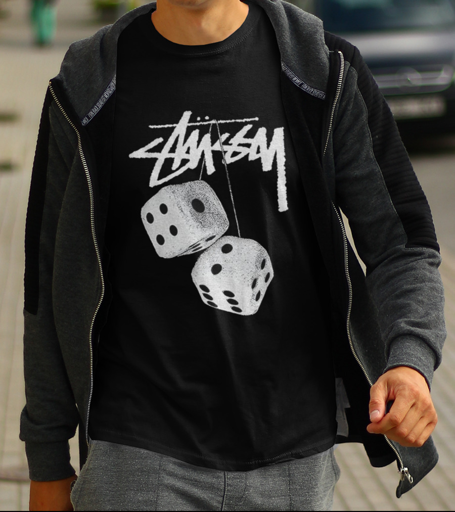 Stussy Hanging Dice Vintage Style T-Shirt