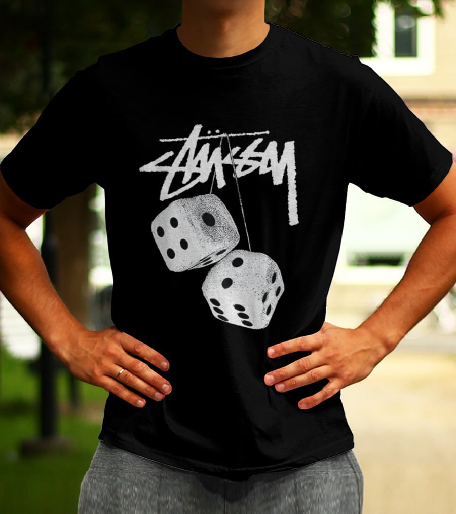 Stussy Hanging Dice Vintage Style T-Shirt