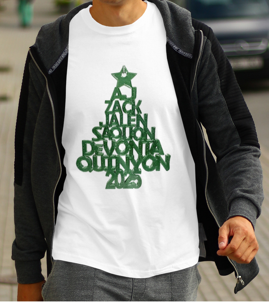 Philadelphia Eagles Christmas Star Jalen DeVonta 2025 T-Shirt